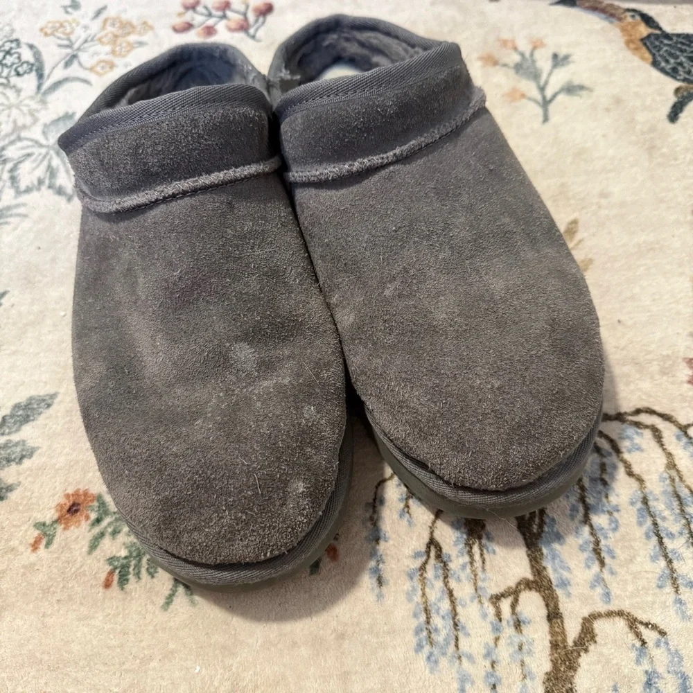 Ugg classic slipper grey women’s size 9 - Picture 2 of 8
